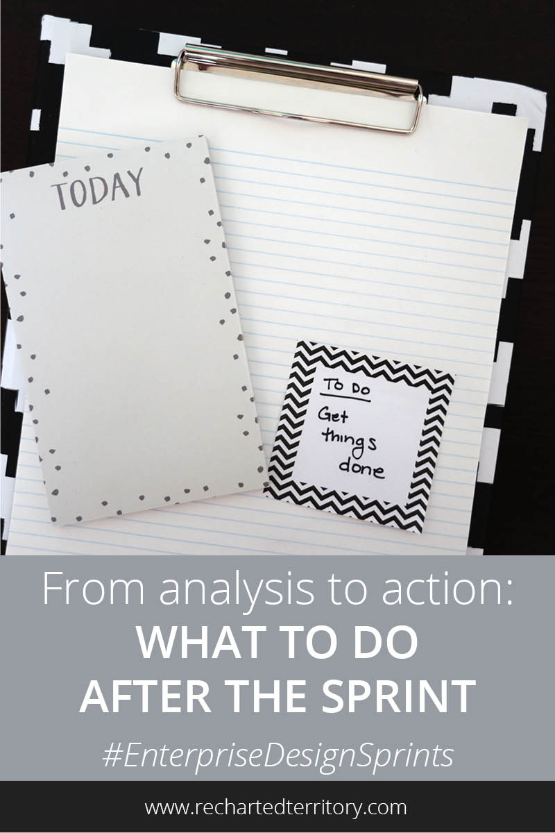 From analysis to action what to do at the end of the sprint