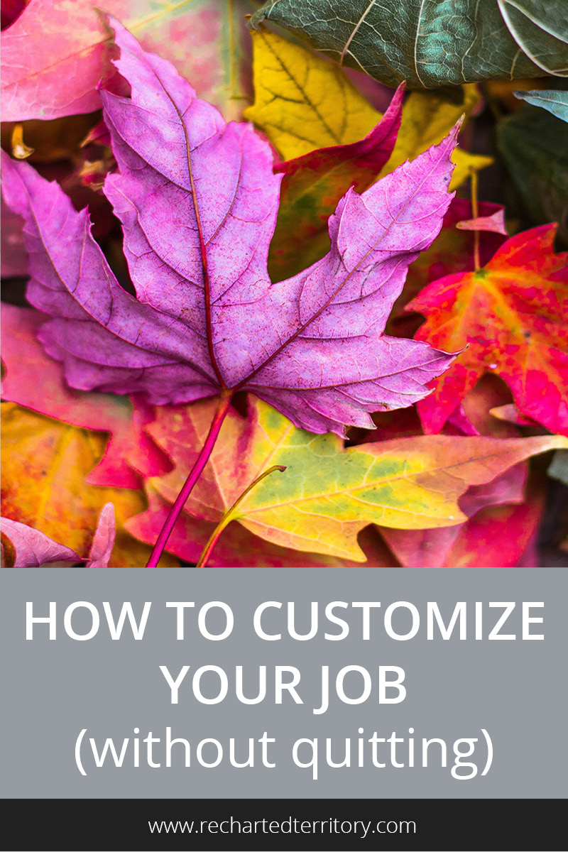 How to customize your job (without quitting)